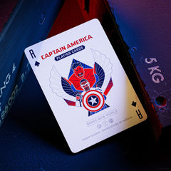 Captain America Playing Cards Patriotic Design 0850065968032