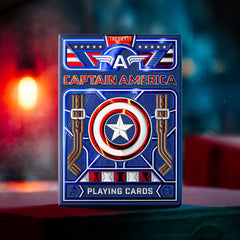 Captain America Playing Cards Patriotic Design 0850065968032