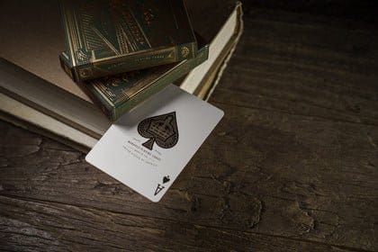 Theory 11 Playing Cards Monarch Green 0702921431788