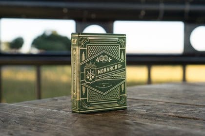 Theory 11 Playing Cards Monarch Green 0702921431788