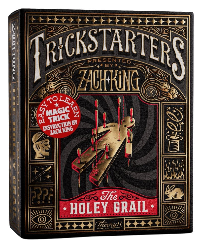 Trickstarters by Zach King Zaubertrick-Box Flash The Holey GrailTrickstarters by Zach King  Magic Trick Box Flash The Holey GrailTrickstarters by Zach King  Boîte à tours de magie Flash The Holey GrailTrickstarters by Zach King Caja de trucos de magia Fla 0850065968933