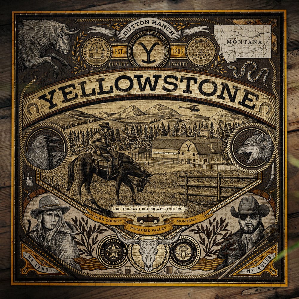 Yellowstone multi-dimensional puzzle (1000 pieces) 0850049111355
