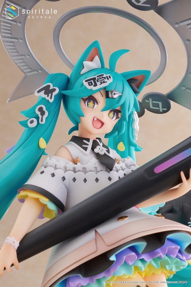Hatsune Miku x Naoki Saito PVC Statue 1/7 My Figure Making! The Painter Ver. 34 cm  0840342405404