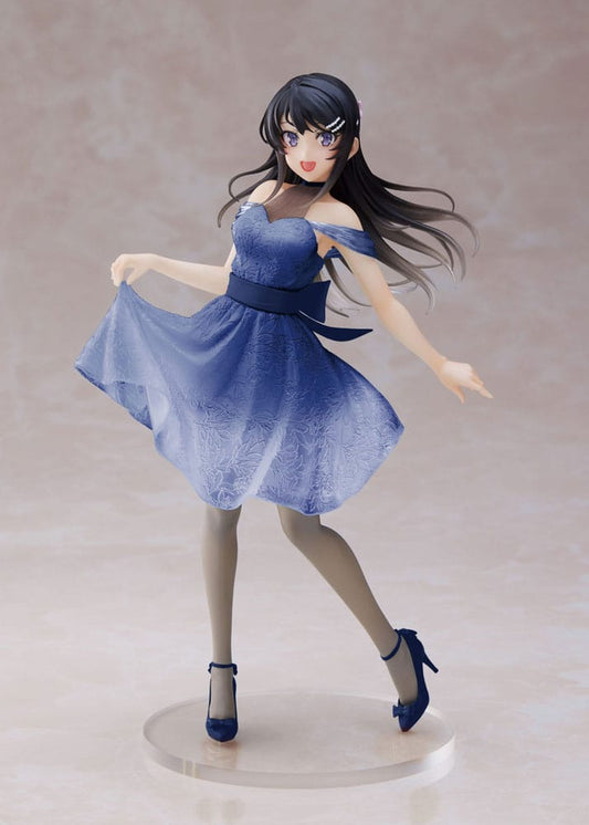 Rascal Does Not Dream of Bunny Girl Senpai PVC Statue Mai Sakurajima Clear Dress Ver. Renewal Edition 20 cm 0840342401185