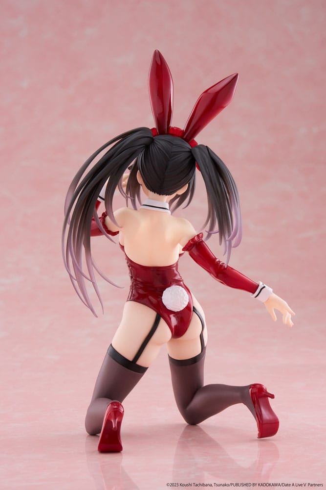 Date A Live V PVC Statue Desktop Cute Figure Kurumi Tokisaki Bunny Ver. 13 cm 0840342402878