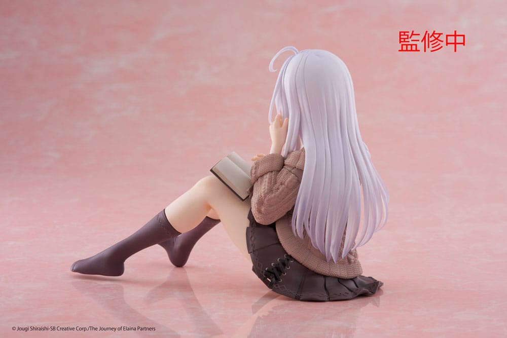 Wandering Witch: The Journey of Elaina PVC Statue Desktop Cute Figure Elaina Casual Clothes Ver. 13 cm 0840342402823