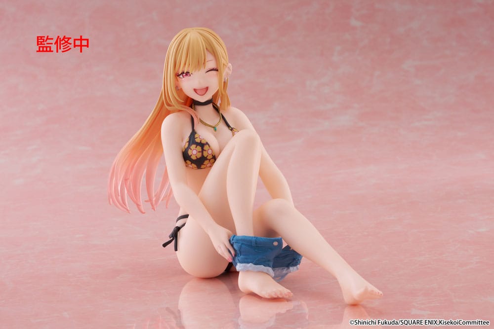 My Dress-Up Darling PVC Statue Desktop Cute Figure Marin Kitagawa Measured Swimsuit Ver. 13 cm 0840342402731