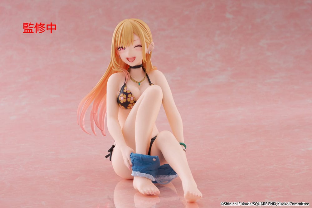 My Dress-Up Darling PVC Statue Desktop Cute Figure Marin Kitagawa Measured Swimsuit Ver. 13 cm 0840342402731