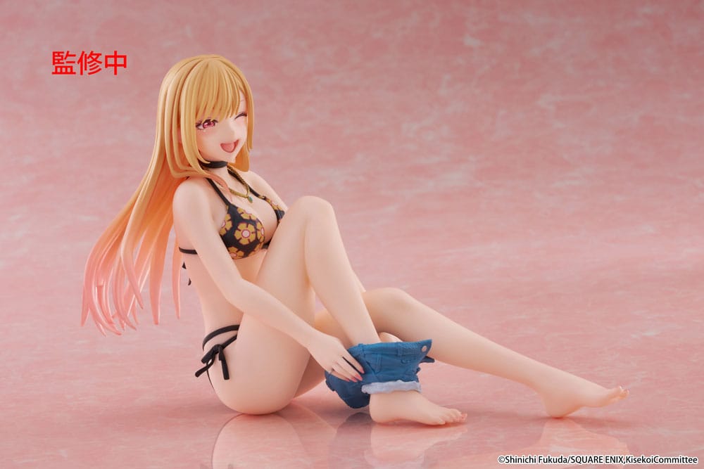 My Dress-Up Darling PVC Statue Desktop Cute Figure Marin Kitagawa Measured Swimsuit Ver. 13 cm 0840342402731