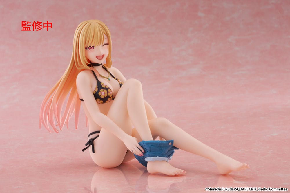 My Dress-Up Darling PVC Statue Desktop Cute Figure Marin Kitagawa Measured Swimsuit Ver. 13 cm 0840342402731