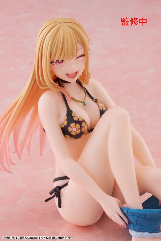 My Dress-Up Darling PVC Statue Desktop Cute Figure Marin Kitagawa Measured Swimsuit Ver. 13 cm 0840342402731