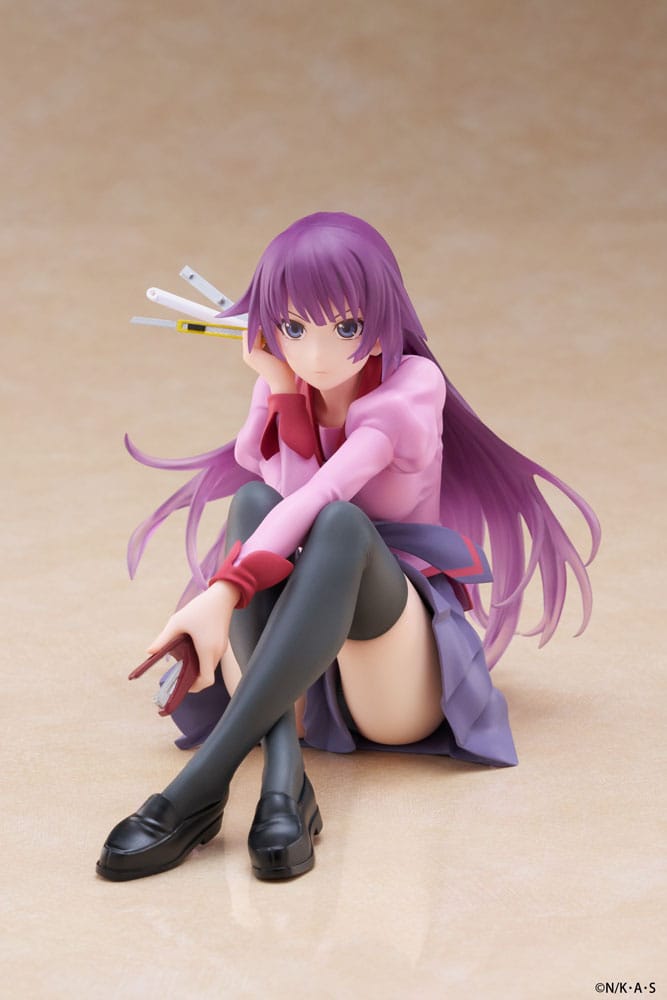 Monogatari PVC Statue Desktop Cute Figure Hitagi Senjougahara 13 cm 0840342402953
