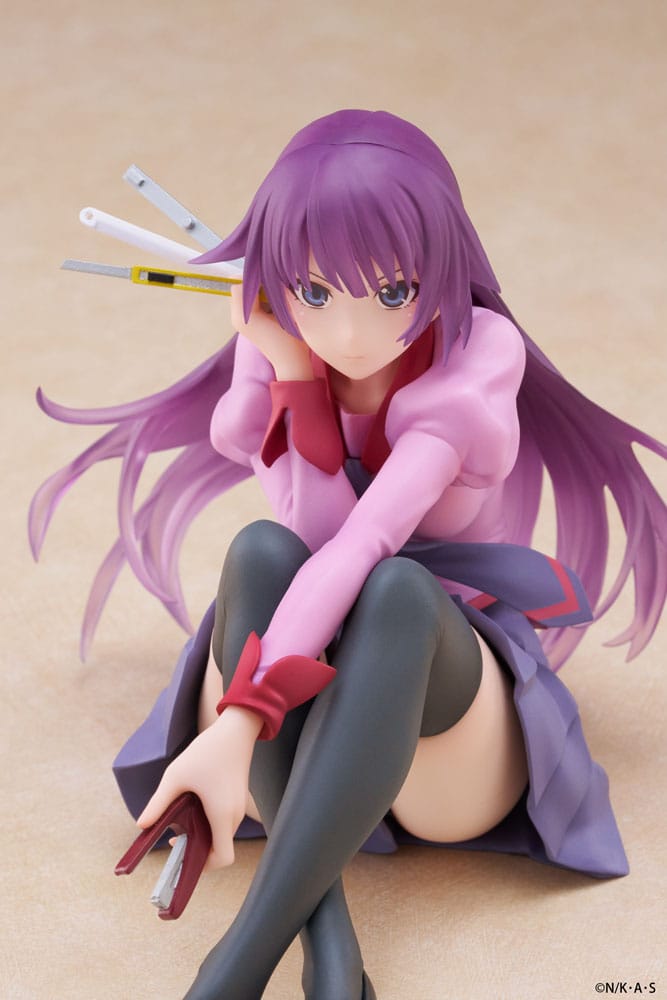 Monogatari PVC Statue Desktop Cute Figure Hitagi Senjougahara 13 cm 0840342402953
