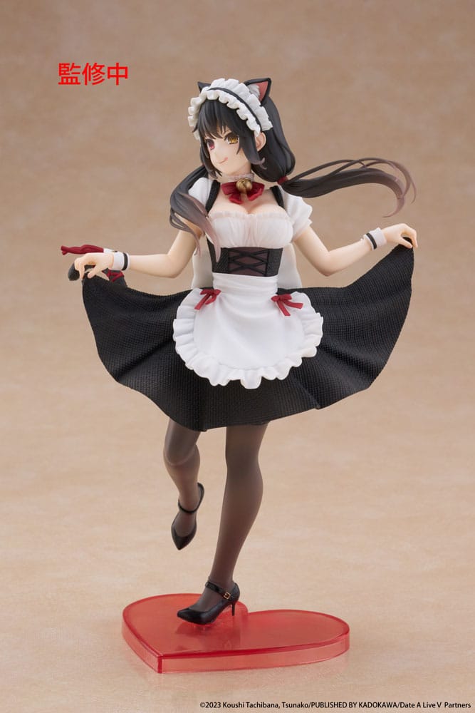 Date A Live V Coreful PVC Statue Kurumi Tokisaki Cat Ear Maid Ver. 18 cm 0840342403790