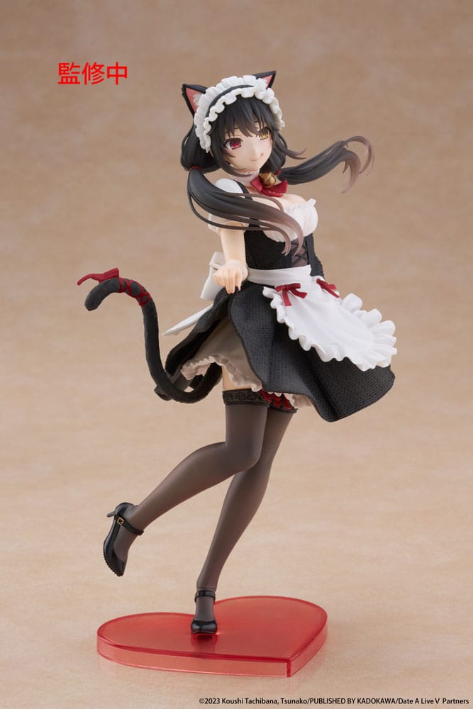 Date A Live V Coreful PVC Statue Kurumi Tokisaki Cat Ear Maid Ver. 18 cm 0840342403790