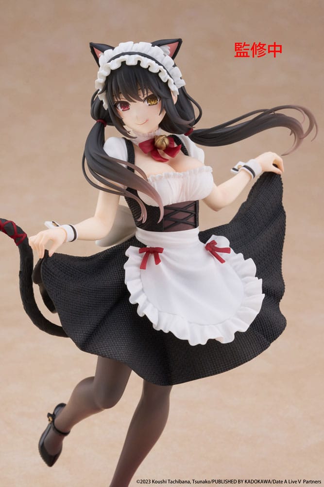 Date A Live V Coreful PVC Statue Kurumi Tokisaki Cat Ear Maid Ver. 18 cm 0840342403790