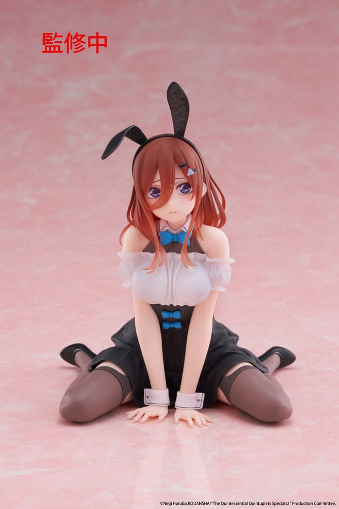 The Quintessential Quintuplets 3 PVC Statue Desktop Cute Figure Miku Nakano (Bunny Ver.) 13 cm 0840342403479