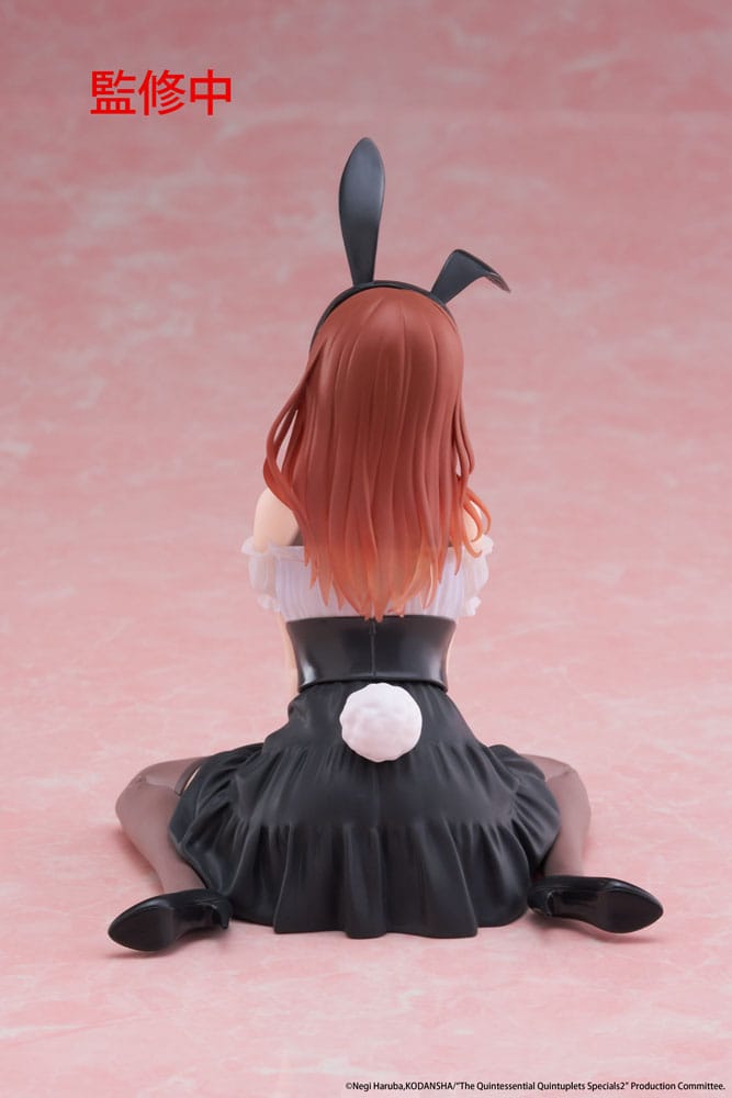 The Quintessential Quintuplets 3 PVC Statue Desktop Cute Figure Miku Nakano (Bunny Ver.) 13 cm 0840342403479