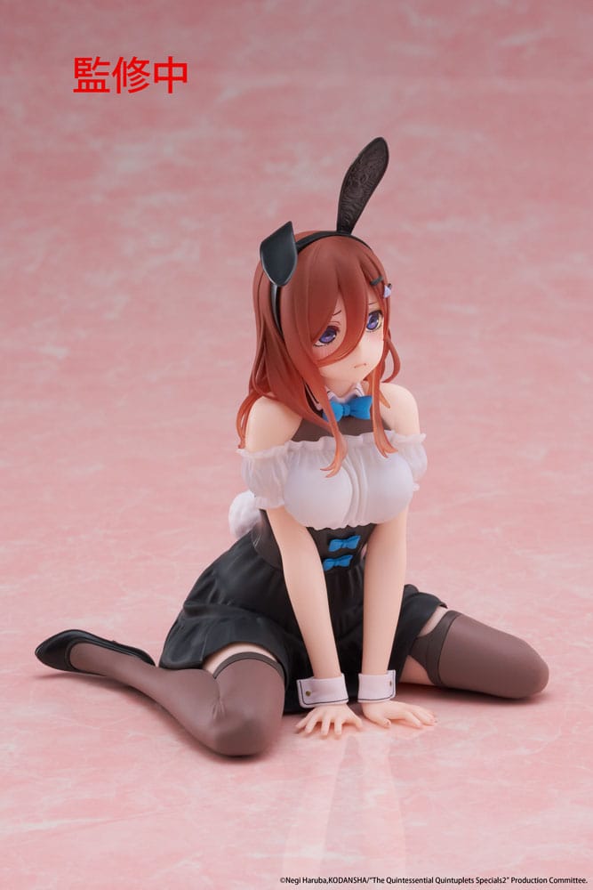 The Quintessential Quintuplets 3 PVC Statue Desktop Cute Figure Miku Nakano (Bunny Ver.) 13 cm 0840342403479