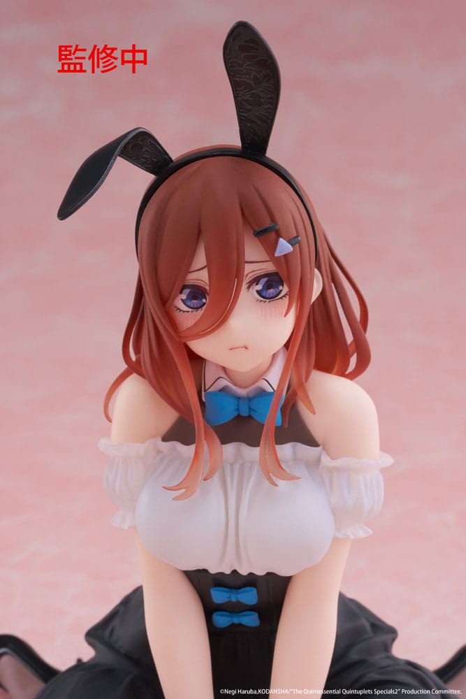The Quintessential Quintuplets 3 PVC Statue Desktop Cute Figure Miku Nakano (Bunny Ver.) 13 cm 0840342403479