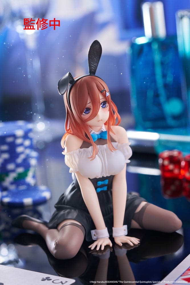 The Quintessential Quintuplets 3 PVC Statue Desktop Cute Figure Miku Nakano (Bunny Ver.) 13 cm 0840342403479