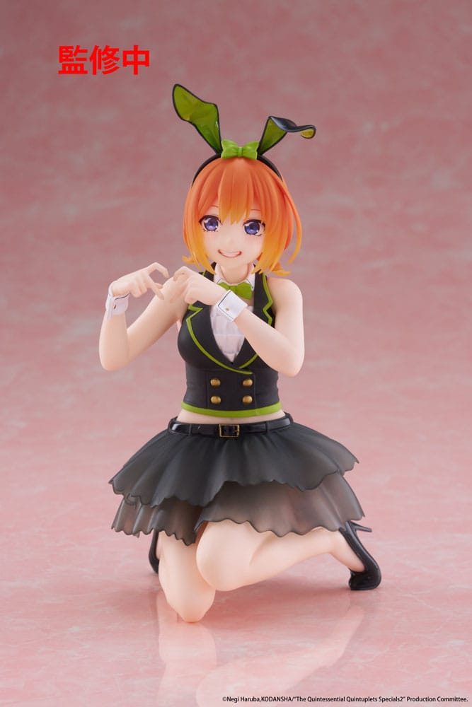 The Quintessential Quintuplets 3 PVC Statue Desktop Cute Figure Yotsuba Nakano (Bunny Ver.) 13 cm 0840342403677