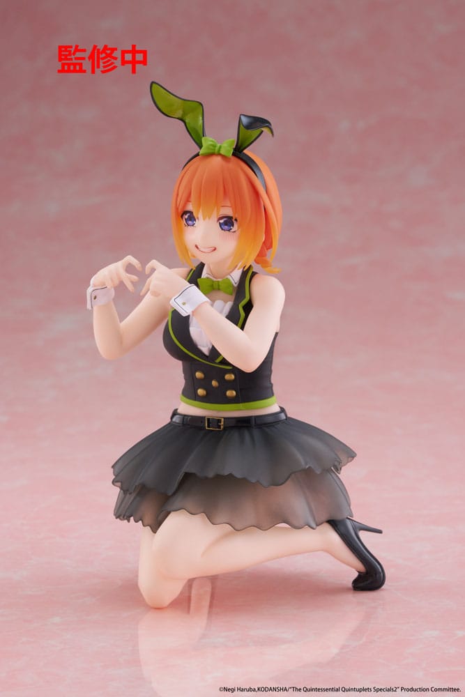 The Quintessential Quintuplets 3 PVC Statue Desktop Cute Figure Yotsuba Nakano (Bunny Ver.) 13 cm 0840342403677