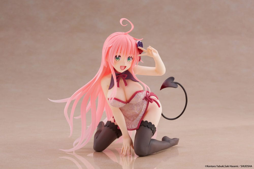 To Love-Ru Darkness PVC Statue Desktop Cute Figure Lala Chinese Dress Ver. 13 cm     0840342403967