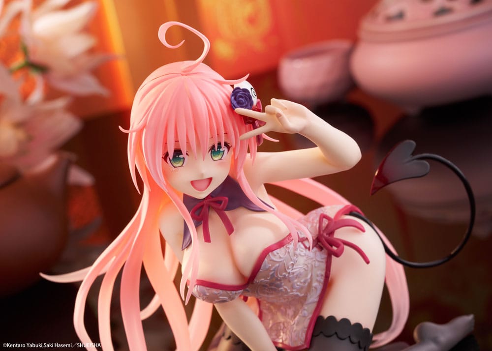 To Love-Ru Darkness PVC Statue Desktop Cute Figure Lala Chinese Dress Ver. 13 cm     0840342403967