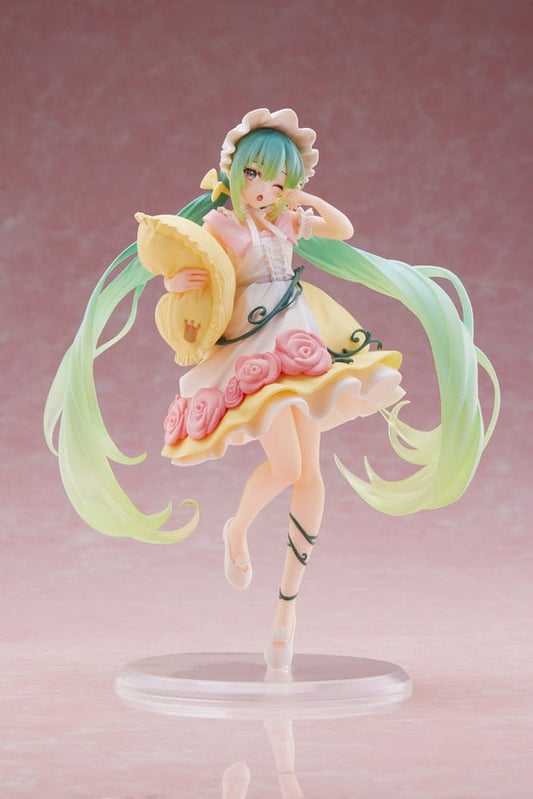 Hatsune Miku PVC Statue Hatsune Miku Wonderland Figure Sleeping Beauty Reissue 18 cm 0840342403936
