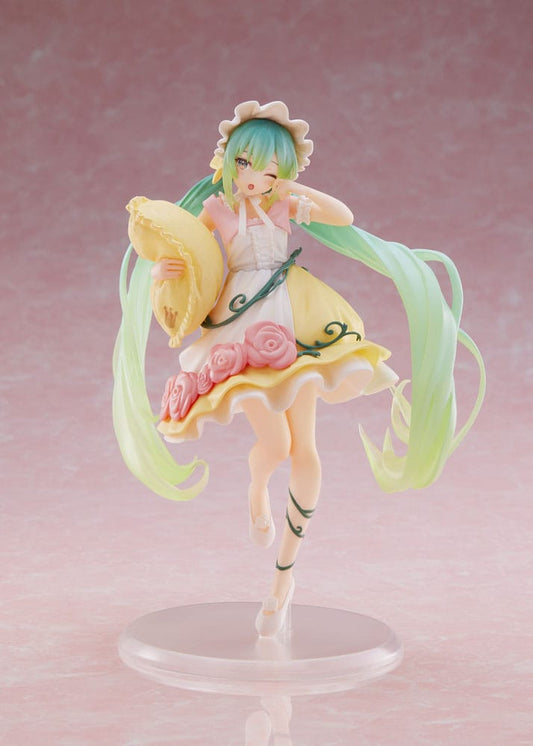 Hatsune Miku PVC Statue Hatsune Miku Wonderland Figure Sleeping Beauty Reissue 18 cm 0840342403936