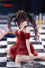 Date A Live V PVC Statue Desktop Cute Figure Kurumi Tokisaki Nightwear Ver. Renewal 13 cm 0840342403998
