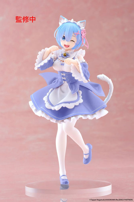Re:Zero Starting Life in Another World Coreful PVC Statue Rem Cat Maid Ver. Renewal 18 cm 0840342403899