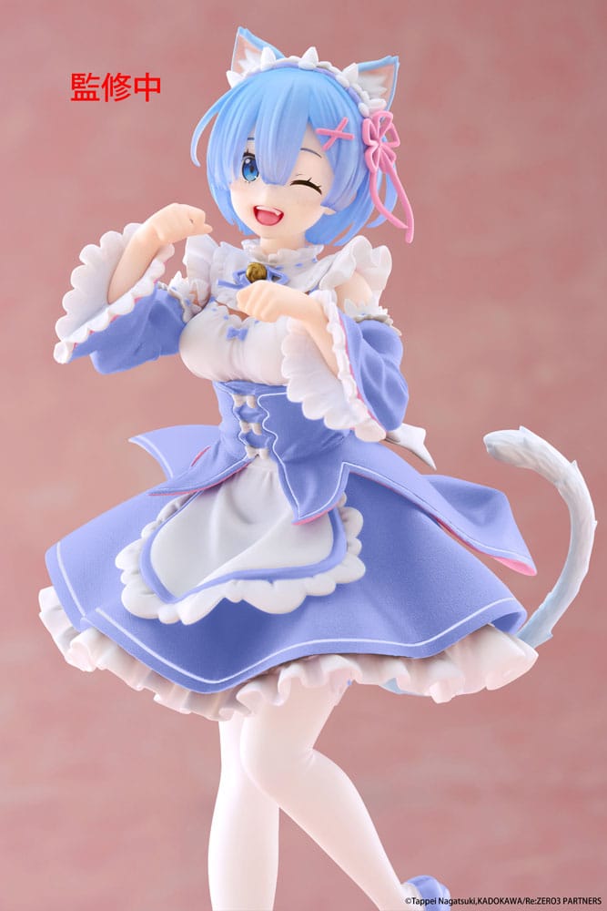 Re:Zero Starting Life in Another World Coreful PVC Statue Rem Cat Maid Ver. Renewal 18 cm 0840342403899