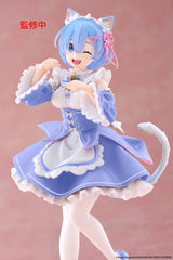 Re:Zero Starting Life in Another World Coreful PVC Statue Rem Cat Maid Ver. Renewal 18 cm 0840342403899