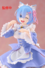 Re:Zero Starting Life in Another World Coreful PVC Statue Rem Cat Maid Ver. Renewal 18 cm 0840342403899