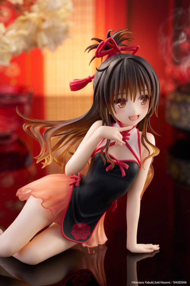 To Love-Ru Darkness PVC Statue Desktop Cute Figure Mikan Yuki Chinese Dress Ver. 13 cm      0840342404186