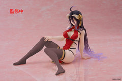 Overlord PVC Statue Desktop Cute Figure Albedo Chinese Dress Ver. Renewal 13 cm 0840342404216