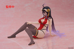 Overlord PVC Statue Desktop Cute Figure Albedo Chinese Dress Ver. Renewal 13 cm 0840342404216