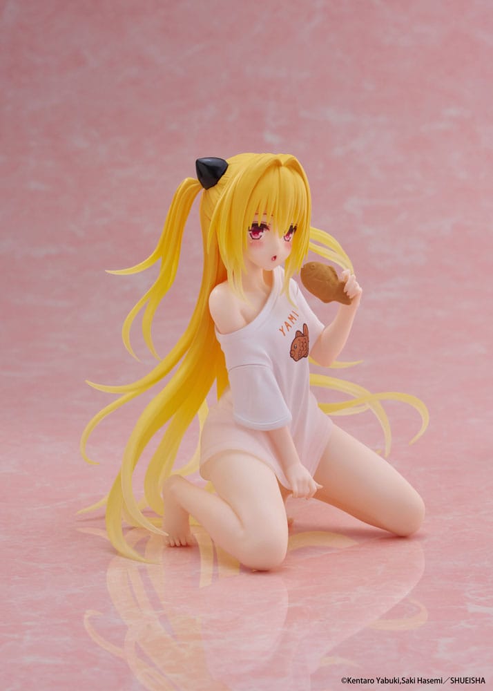 To Love-Ru Darkness PVC Statue Desktop Cute Figure Golden Darkness Roomwear Ver. 13 cm       0840342404506