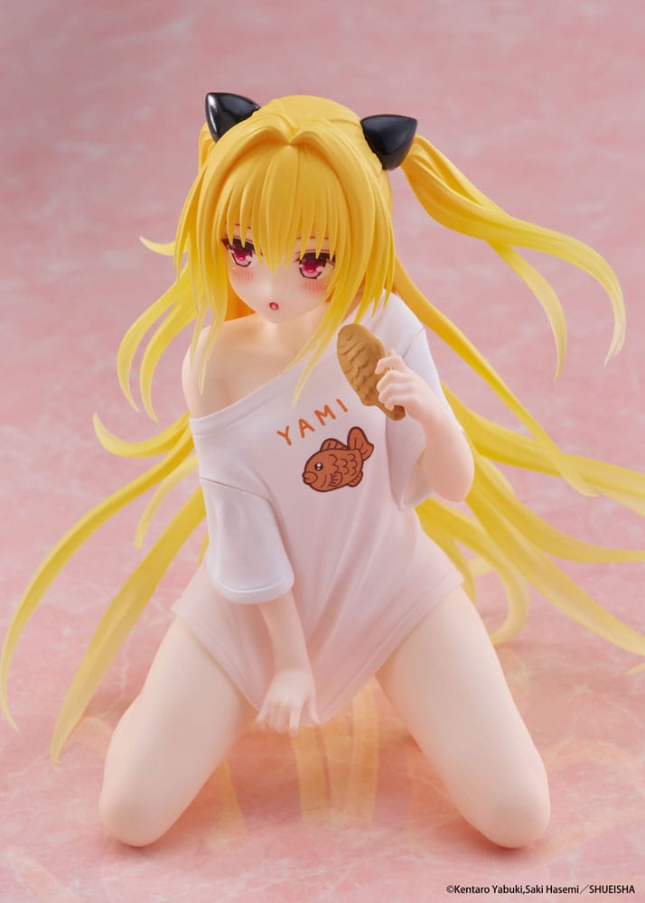 To Love-Ru Darkness PVC Statue Desktop Cute Figure Golden Darkness Roomwear Ver. 13 cm       0840342404506