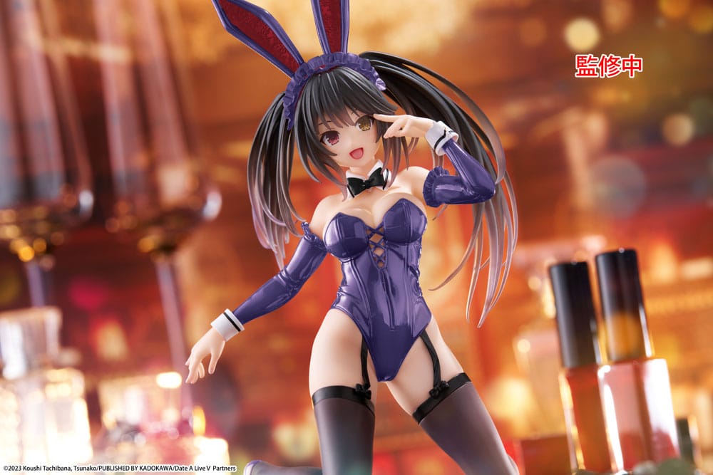 Date A Live V PVC Statue Desktop Cute Figure Kurumi Tokisaki Bunny Ver. Renewal 13 cm        0840342404650