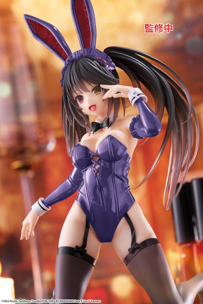 Date A Live V PVC Statue Desktop Cute Figure Kurumi Tokisaki Bunny Ver. Renewal 13 cm        0840342404650