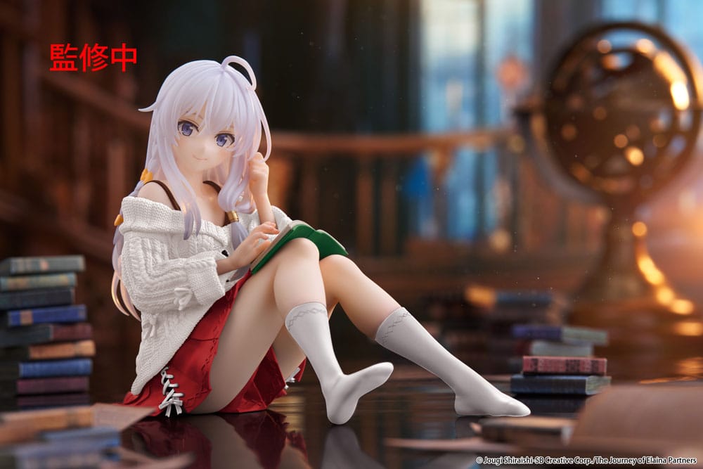 Wandering Witch: The Journey of Elaina PVC Statue Desktop Cute Figure Elaina Casual Clothes Ver. Renewal 13 cm       0840342404667