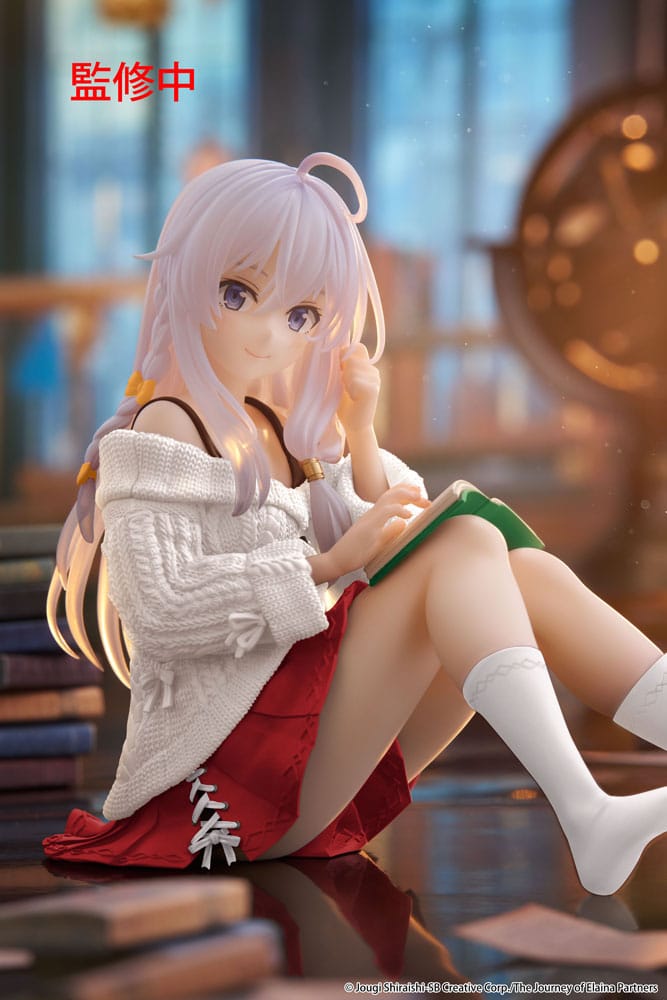 Wandering Witch: The Journey of Elaina PVC Statue Desktop Cute Figure Elaina Casual Clothes Ver. Renewal 13 cm       0840342404667