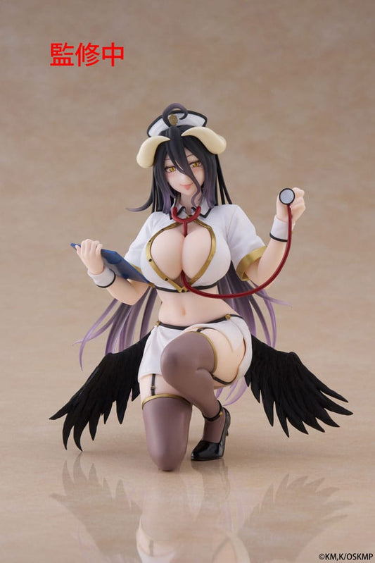 Overlord PVC Statue Desktop Cute Figure Albedo Nurse Ver. Renewal 13 cm      0840342404636