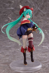 Hatsune Miku PVC Statue Hatsune Miku Wonderland Puss in Boots 18 cm   0840342404803