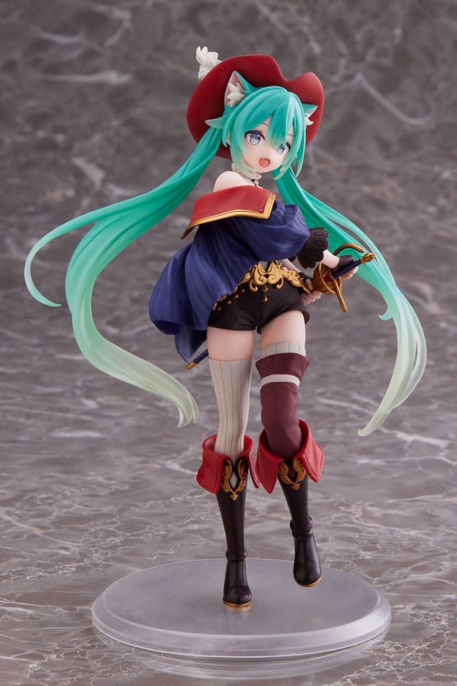 Hatsune Miku PVC Statue Hatsune Miku Wonderland Puss in Boots 18 cm   0840342404803