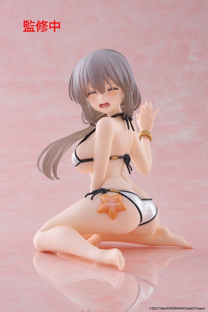 Uzaki-chan Wants to Hang Out! PVC Statue Desktop Cute Figure Tsuki Uzaki (Swimwear Ver.) 13 cm           0840342404780