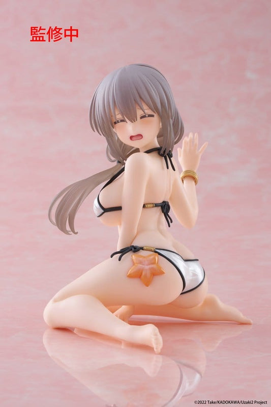 Uzaki-chan Wants to Hang Out! PVC Statue Desktop Cute Figure Tsuki Uzaki (Swimwear Ver.) 13 cm           0840342404780
